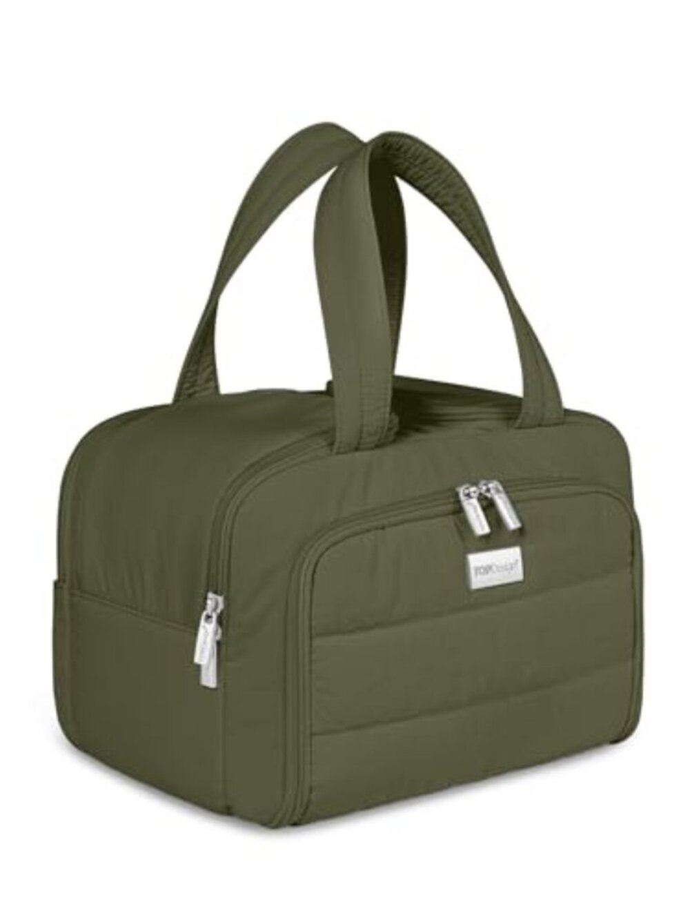 Travel Toiletry Bag Puffer Makeup Organizer with Compartments for Women